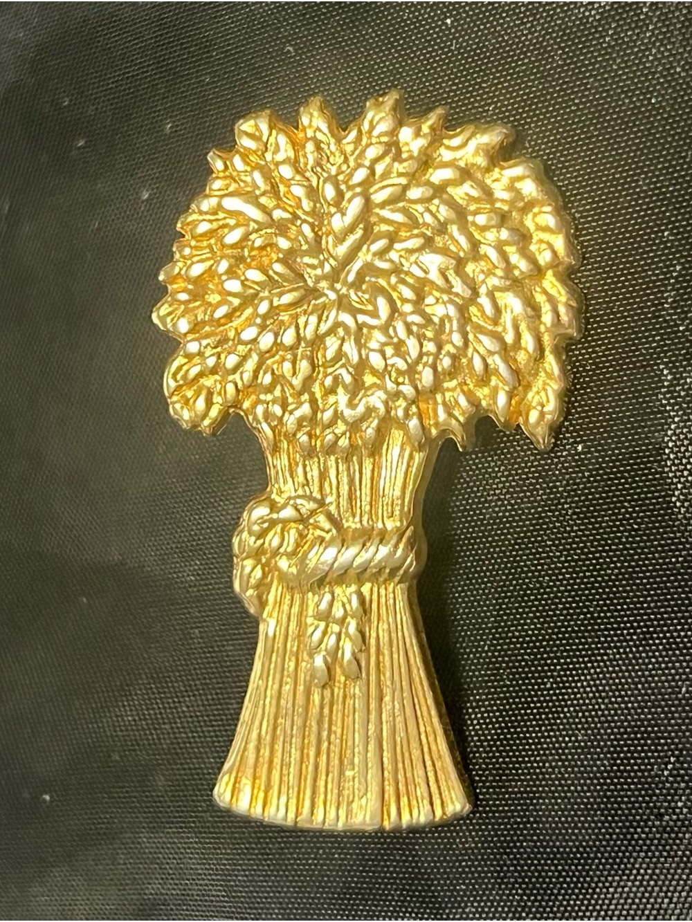 Gold Wheat Sheaf Brooch - Women Accessories